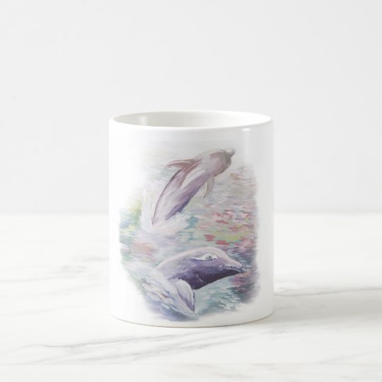 dolphins coffee mug