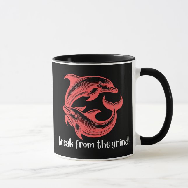 Dolphins Coffee Mug (Right)