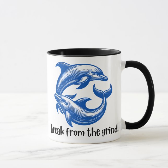 Dolphins Coffee Mug (Right)