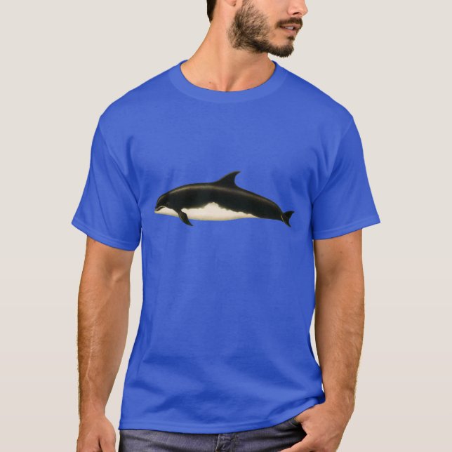 Dolphins Delphinus Tursio, Vintage Marine Animals T-Shirt (Front)