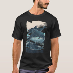 Dolphins Dolphin Fish Sea Dolphinarium Nature Cons T-Shirt