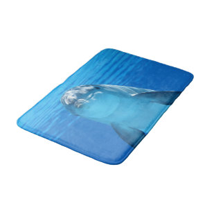 Dolphins Face Bath Room Rug Mat Home Decor