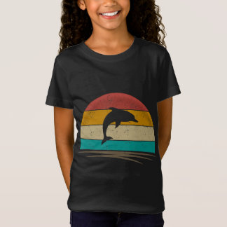 Dolphins gift for girl | Beauty design T-Shirt
