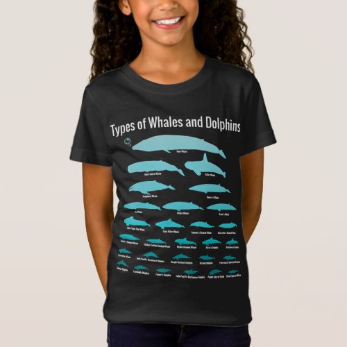 Dolphins gift for girl  Beauty design T_Shirt