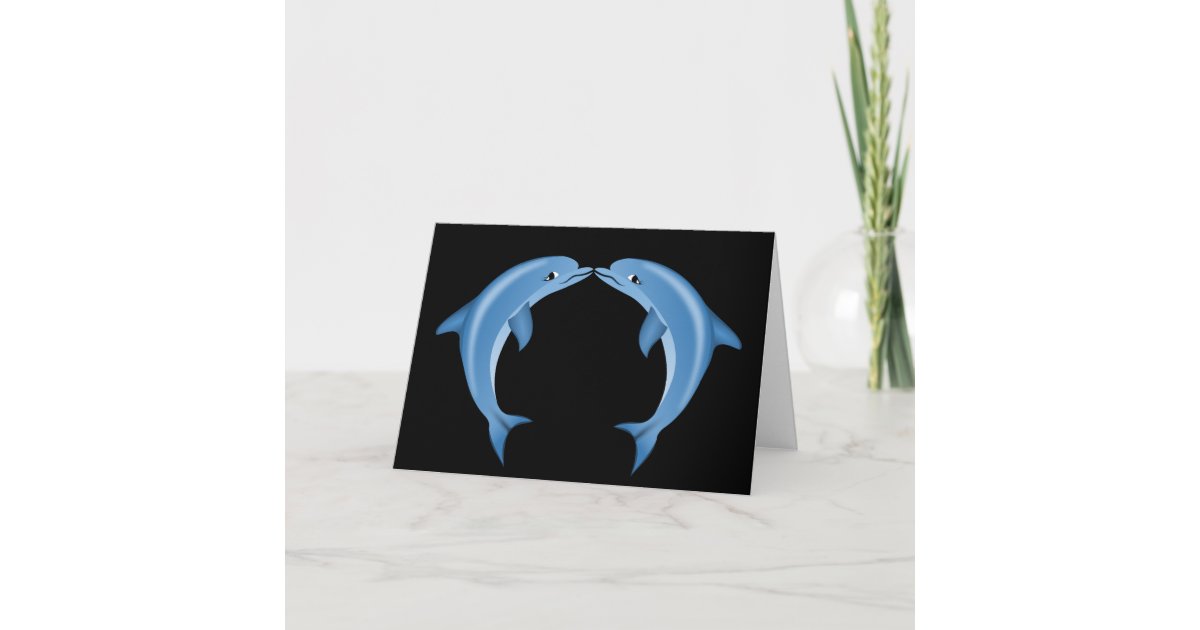 Dolphins Greeting Card | Zazzle