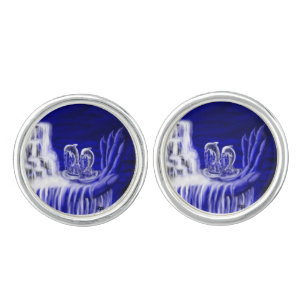 Dolphins , Hand of times Cufflinks