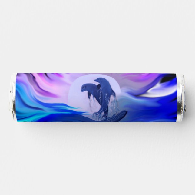 Dolphins in the Moonlight Breath Savers® Mints (Front)