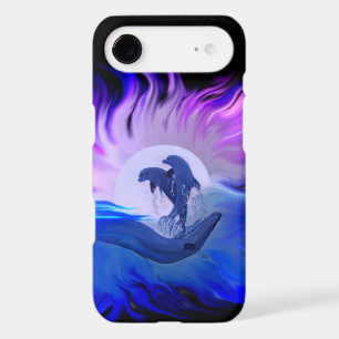 Dolphins in the Moonlight iPhone 17 Air Case