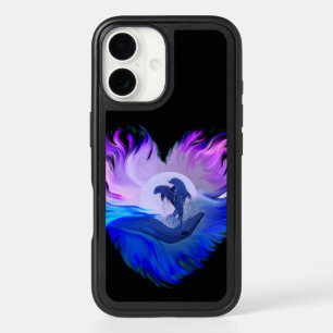 Dolphins in the Moonlight iPhone 16 Case