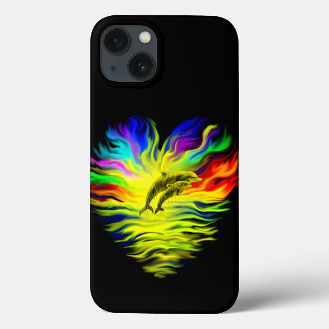 Dolphins in the Sunshine Case-Mate iPhone Case (Back)