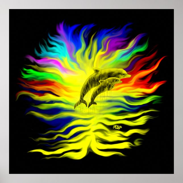 Dolphins in the Sunshine Poster (Front)