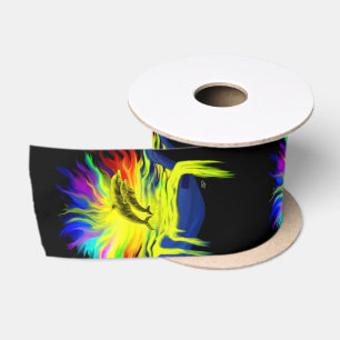 Dolphins in the Sunshine with Hand Satin Ribbon