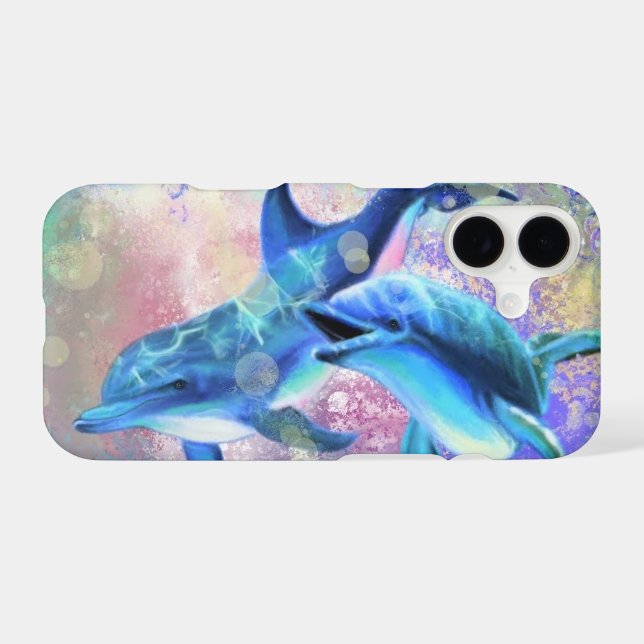 Dolphins iPhone Case (Back (Horizontal))