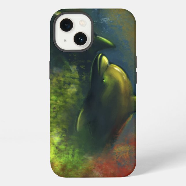 Dolphins Iphone Case (Back)