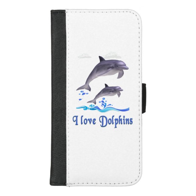 Dolphins iPhone Wallet Case (Front)