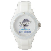 Dolphins items wristwatch