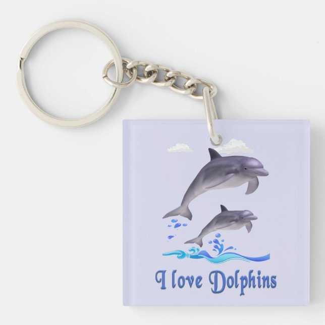 Dolphins Keychain (Front)