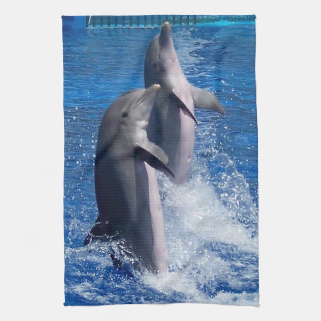 Dolphins Kitchen Towel (Vertical)