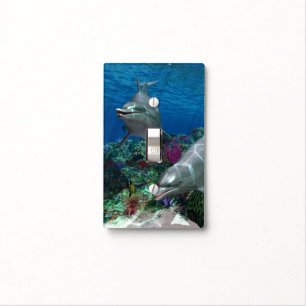 Dolphins Light Switch Cover