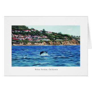 Dolphins Near Palos Verdes Cards