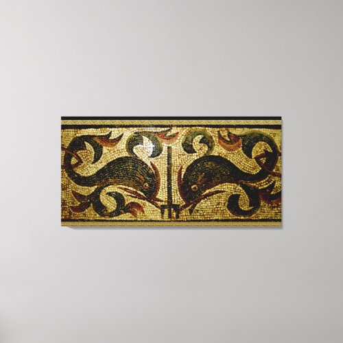 Dolphins of Pompeii Canvas Print