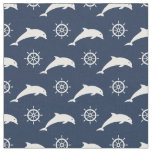 Dolphins On Parade Pattern Fabric