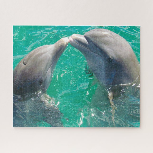 Dolphins our beautiful friends jigsaw puzzle (Horizontal)