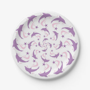 Dolphins Paper Plates