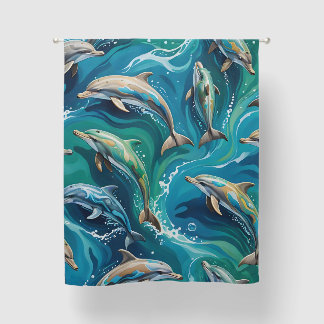 Dolphins swim blackout curtains