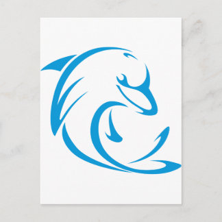 Dolphins T Shirt | Cool Dolphins T Shirt Logo Postcard