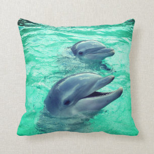 Dolphins Throw Pillow