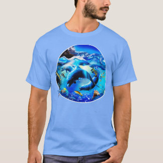 Dolphins Underwater 4 T-Shirt