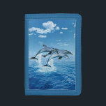 Dolphins Wallet<br><div class="desc">Give yourself a fresh start with this sleek wallet. Organize your cash, cards and ID in style, it has plenty of pockets and room for all your credit cards and money. Also makes a great gift.</div>