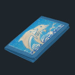 Dolphins Wallet<br><div class="desc">These cute dolphins come from one of my original animal illustrations! Artwork © Abigail Davidson.</div>