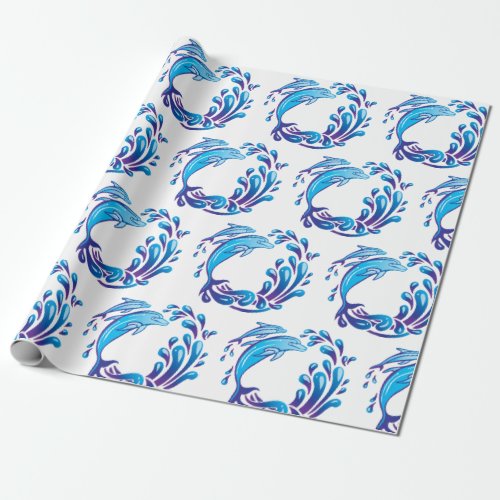 Dolphins Wrapping Paper