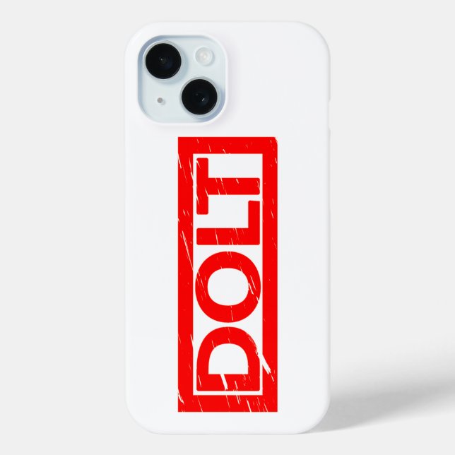 Dolt Stamp Case-Mate iPhone Case (Back)