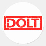 Dolt Stamp Classic Round Sticker