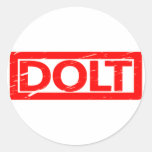 Dolt Stamp Classic Round Sticker