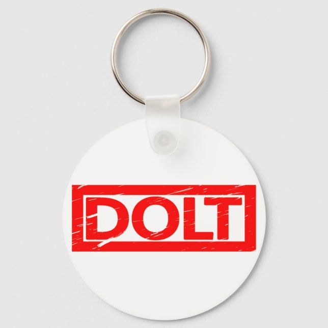 Dolt Stamp Keychain (Front)