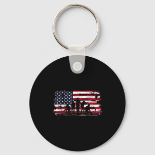 Dom Isn't Thank You Veterans Day Military Usa Flag Keychain
