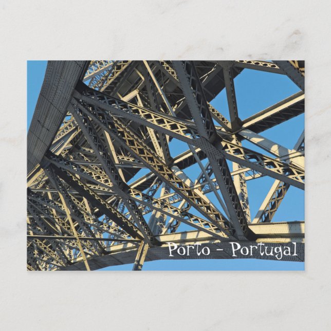 Dom Luis Bridge in Porto. Portugal Postcard (Front)