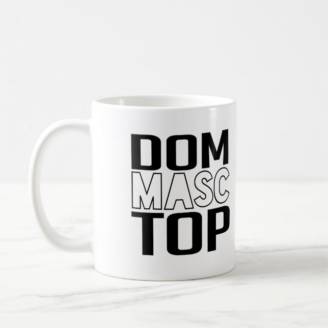 Dom Masc Top Coffee Mug (Left)