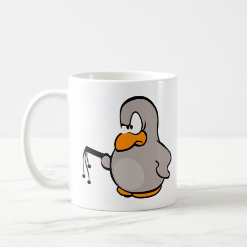 Dom Penguin With Whip Customizable  Coffee Mug