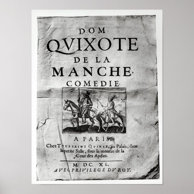 Dom Quixote de La Manche Comedie' Poster (Front)