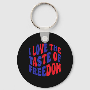 Dom Tastes Good Fun Couples Matching 4th Of July Keychain