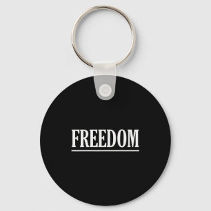Dom Text Minimalist Design Keychain
