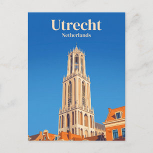 Dom Tower Netherlands Postcard