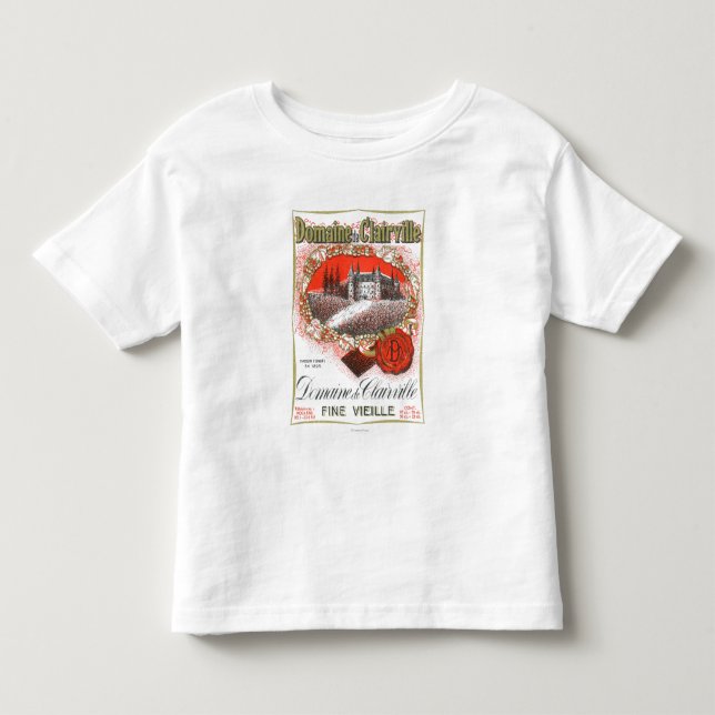 Domaine De Clairville Wine LabelEurope Toddler T-shirt (Front)