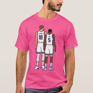 Domantas Sabonis And De'Aaron Fox Back-To T-Shirt