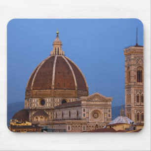 Dome of Santa Maria del Fiore Cathedral in warm Mouse Pad